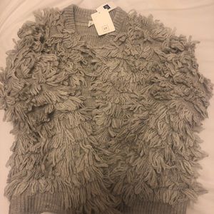 GAP sweater with fringe, never worn